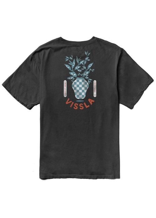 Vissla Floravisions Organic Tee-Phantom