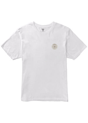 Vissla Solar Spirals Organic Tee-White— Alternate View