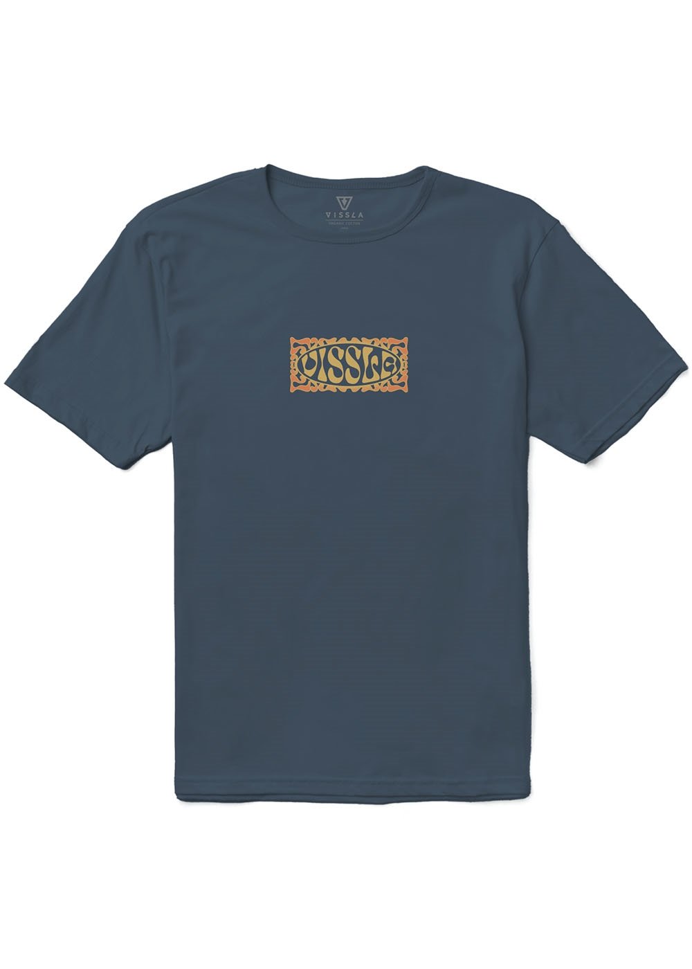 Vissla Cosmic Creatures Organic Tee-Dark Denim