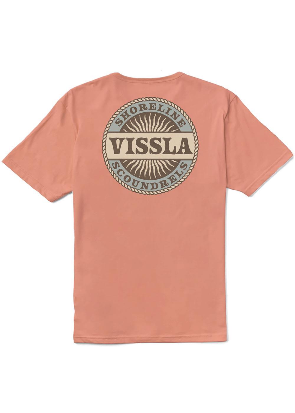 Vissla Scoundrels Organic Tee-Papaya