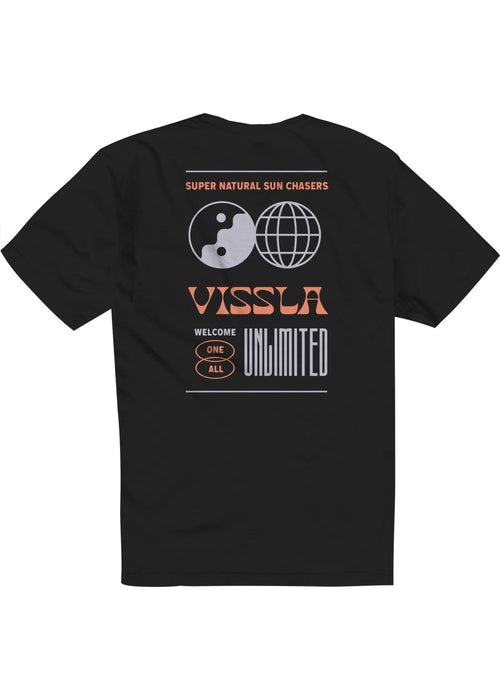 Vissla One World Premium Tee-Black