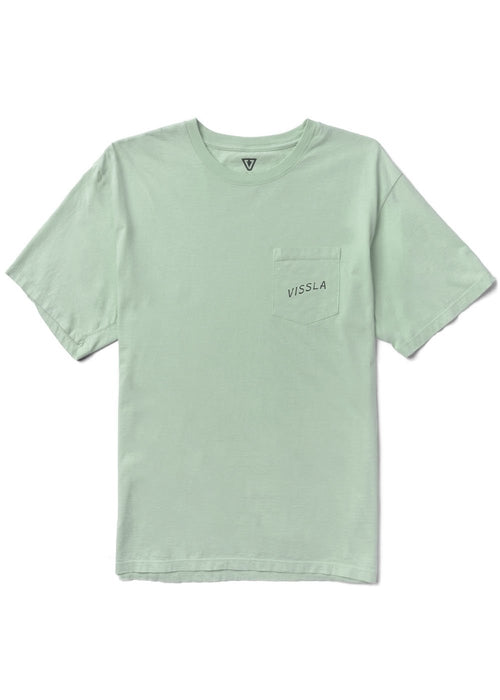 Vissla Captain Premium Organic Tee-Agave