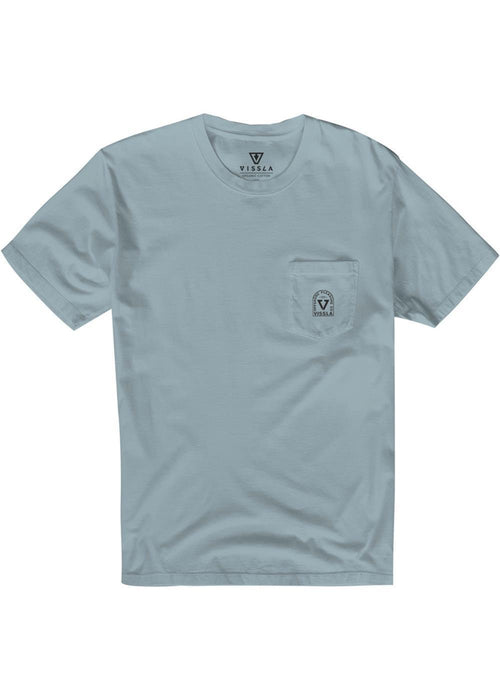 Vissla Offshore Pleasure Premium Pocket Tee-Chambray