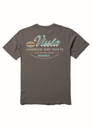 Vissla Handmade Pocket Tee-Dark Earth