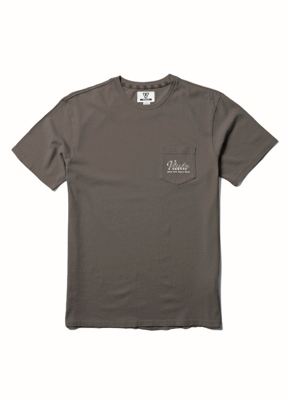 Vissla Handmade Pocket Tee-Dark Earth