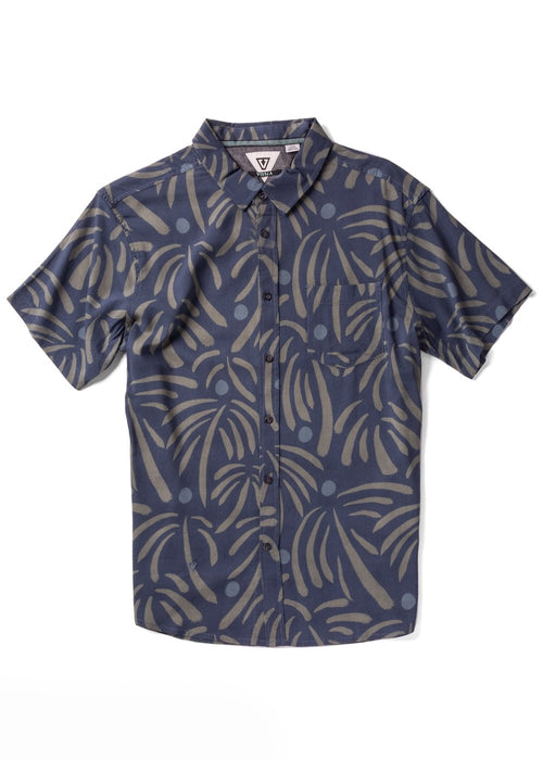Vissla Primitive Palms Eco SS Shirt-Midnight