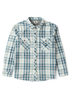 Vissla Eco-zy Polar Flannel L/S Shirt-Vintage White