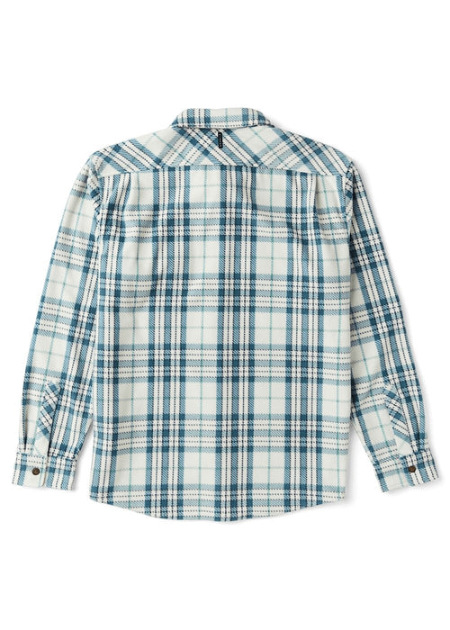 Vissla Eco-zy Polar Flannel L/S Shirt-Vintage White