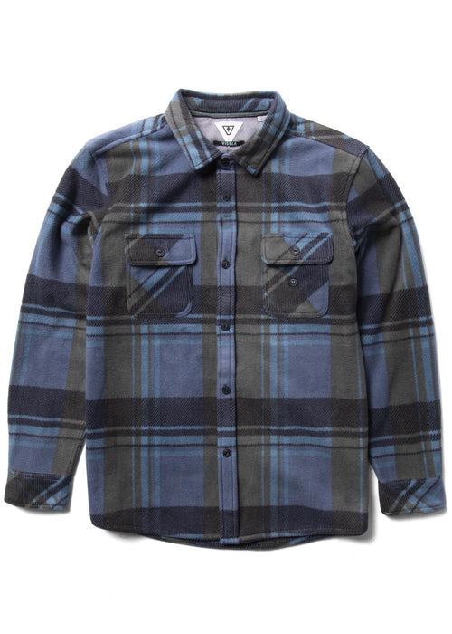 Vissla Eco-Zy Polar Flannel L/S Shirt-Midnight
