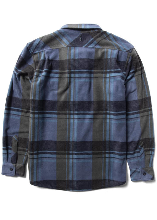 Vissla Eco-Zy Polar Flannel L/S Shirt-Midnight