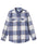 Vissla Central Coast Eco Flannel L/S Shirt-Dark Naval Heather
