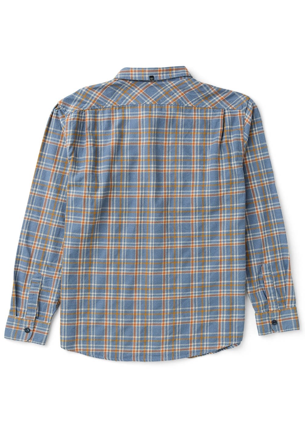Vissla Central Coast Eco Flannel L/S Shirt-Blue Haze