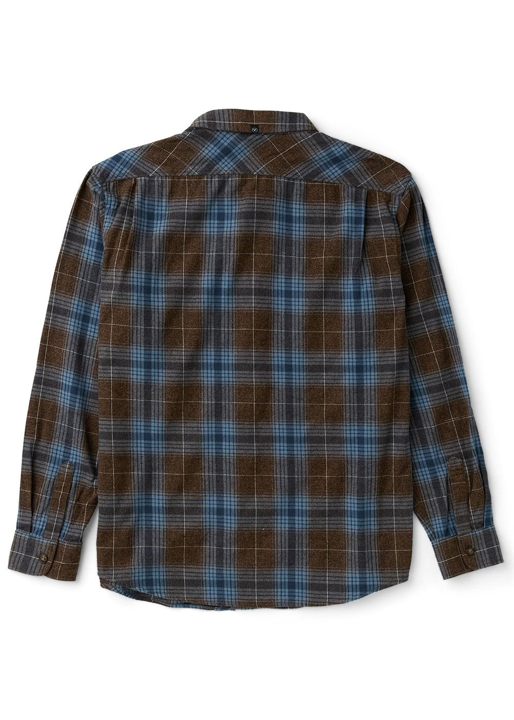 Vissla Central Coast Eco L/S Shirt-Brown Heather