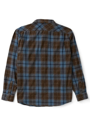 Vissla Central Coast Eco L/S Shirt-Brown Heather