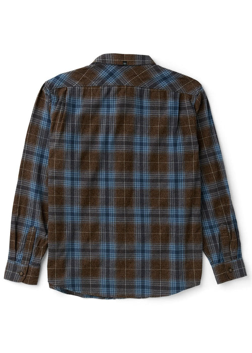 Vissla Central Coast Eco L/S Shirt-Brown Heather