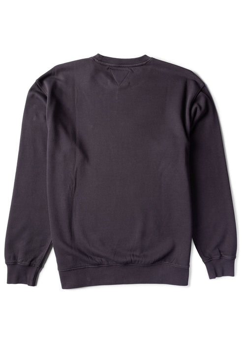 Vissla Solid Sets Eco Crew Sweatshirt-Black