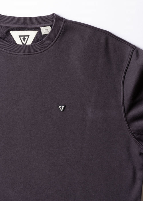 Vissla Solid Sets Eco Crew Sweatshirt-Black