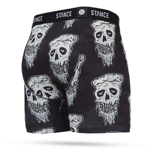 Stance Pizza Face Boxer Brief-Black White— Alternate View