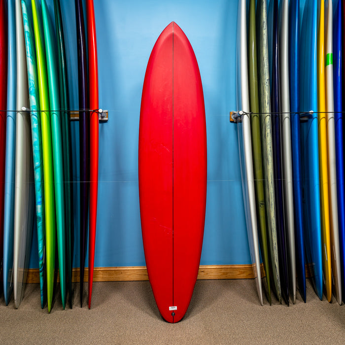 Actual Board: Maurice Cole Reverse Vee Twin Pin PU/Poly 7'9" (Blem) — 58.7L
