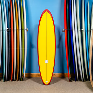 Actual Board: Maurice Cole Reverse Vee Red Dingo PU/Poly 7'6" — 53.4L