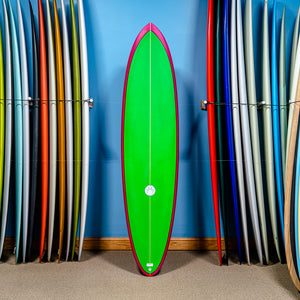 Actual Board: Maurice Cole Reverse Vee Red Dingo PU/Poly 8'0" — 60.46L