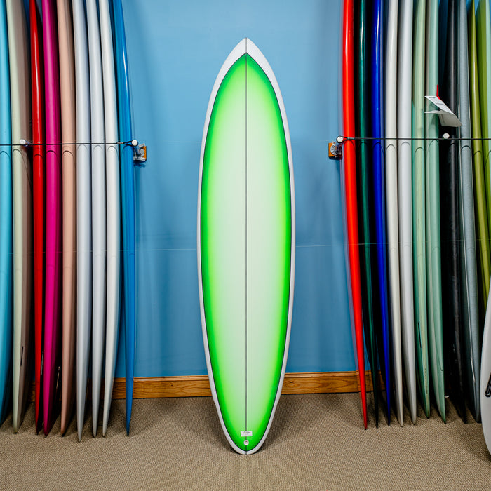 Actual Board: Maurice Cole Reverse Vee Twin Pin PU/Poly 7'3" — 48.5L