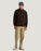 Free Fly Downvalley Quarter Zip Jacket-Heather Dark Brown