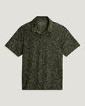 Free Fly Elevate Polo Shirt-Canopy Print Dark Forest