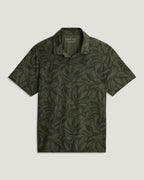 Free Fly Elevate Polo Shirt-Canopy Print Dark Forest