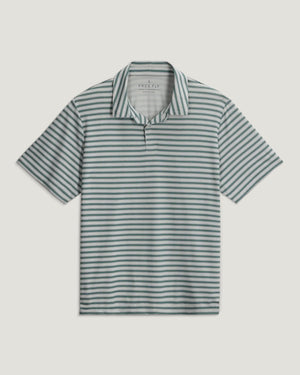 Free Fly Elevate Polo Shirt-Heather Aspen Grey