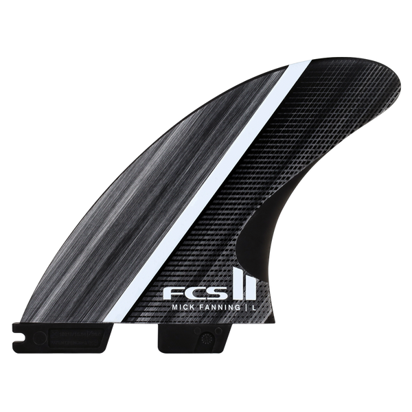 FCS II MF Glass Fibre Fusion Tri Fin Set-Smoke/White-Large – REAL