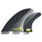 FCS Mick Fanning PG Tri Fin Set-Black-Large