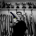 FCS Mick Fanning PG Tri Fin Set-Black-Large