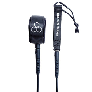 Channel Islands M Febs Comp Leash-Black-6' x 3/16"