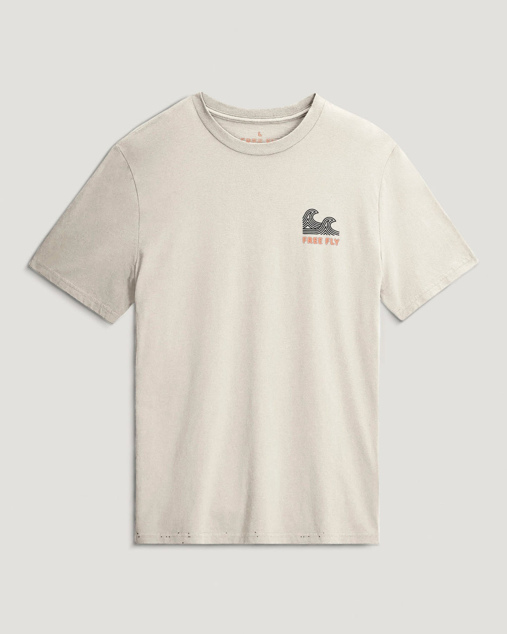 Free Fly Beach Access Tee-Heather Sea Salt