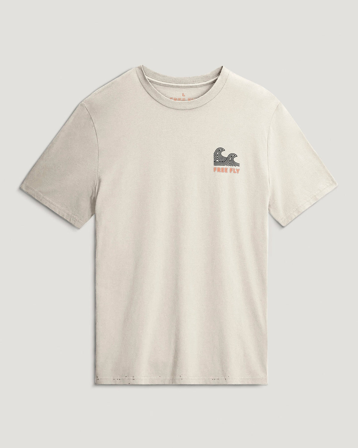 Free Fly Beach Access Tee-Heather Sea Salt