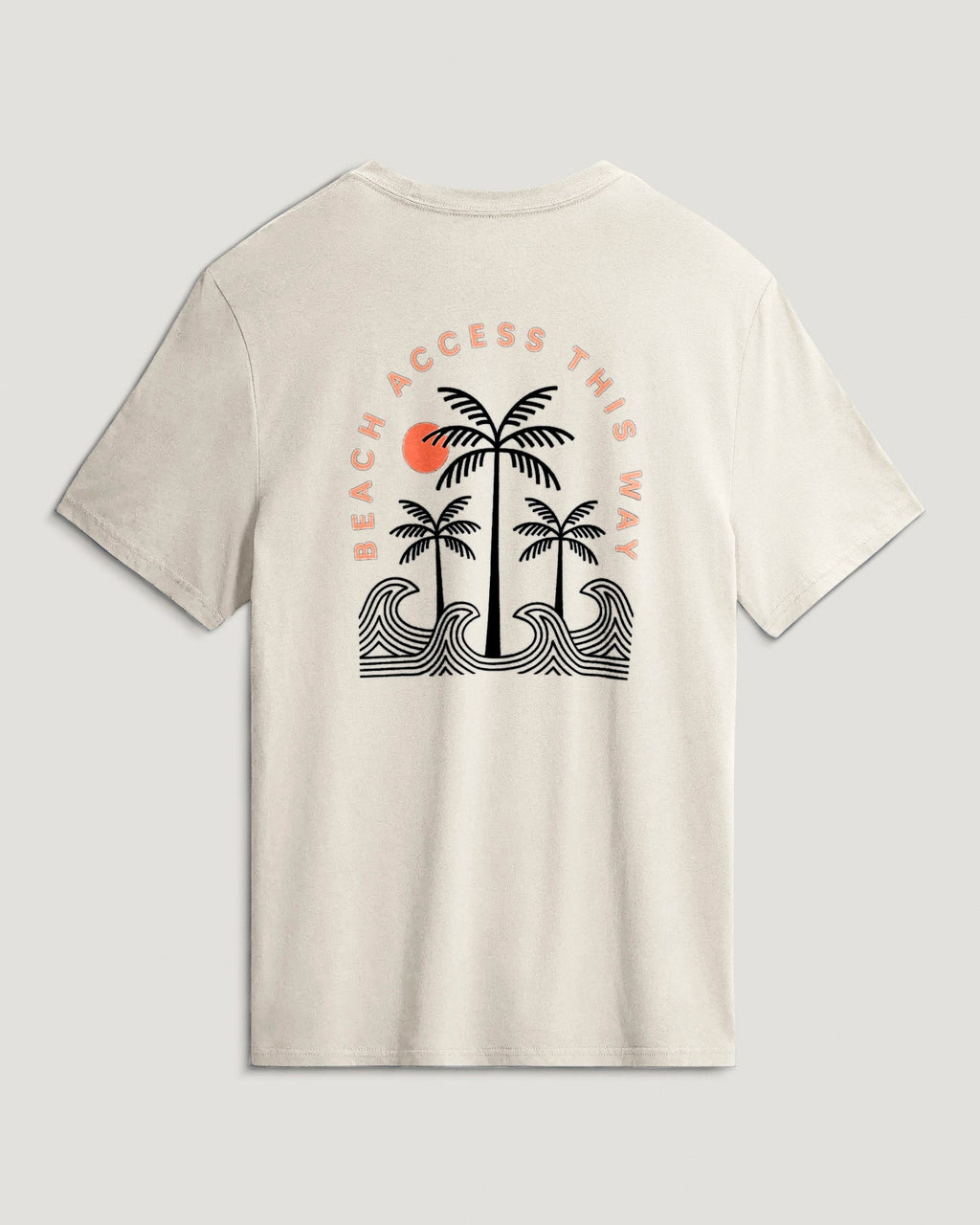 Free Fly Beach Access Tee-Heather Sea Salt