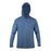 Xcel ThreadX Solid Hooded Pullover L/S Rashguard-Stellar