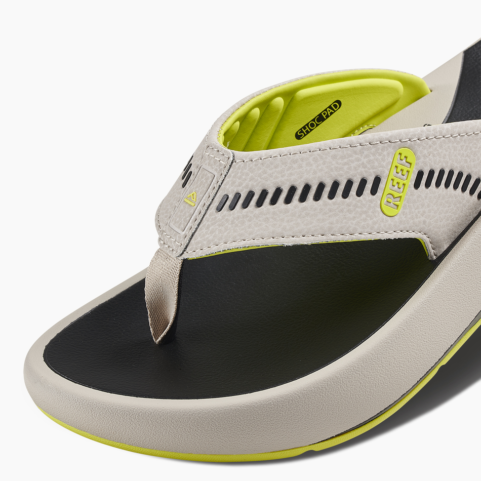 REEF Swellsole Cruiser Sandal-Grey/Lime