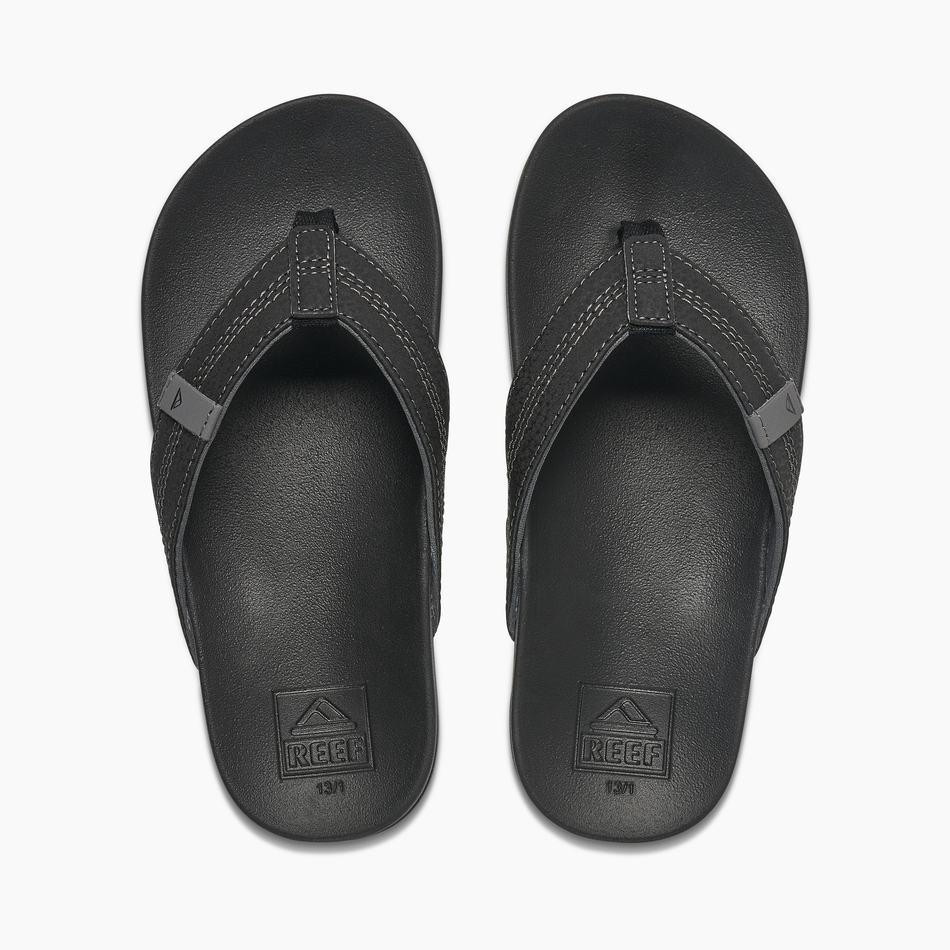 REEF Kids Cushion Phantom Sandal-Black