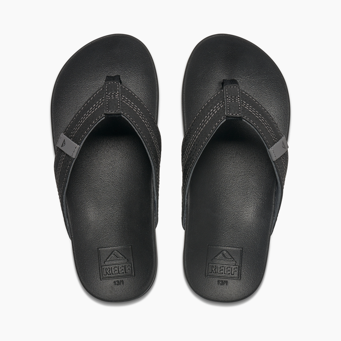 Reef Kids Cushion Phantom Sandal-Black