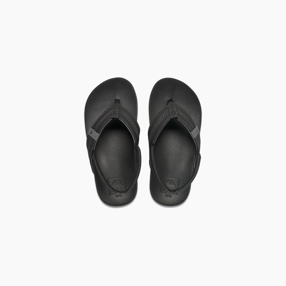 REEF Lil Cushion Phantom Sandal-Black