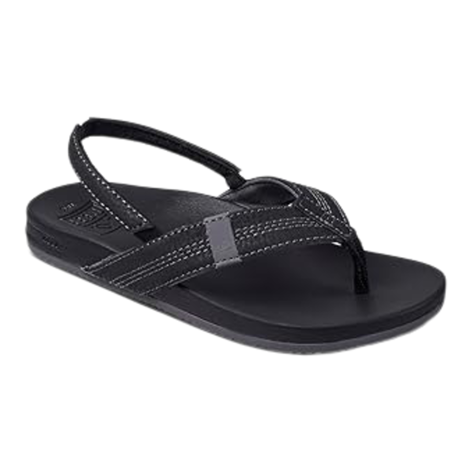 REEF Lil Cushion Phantom Sandal-Black