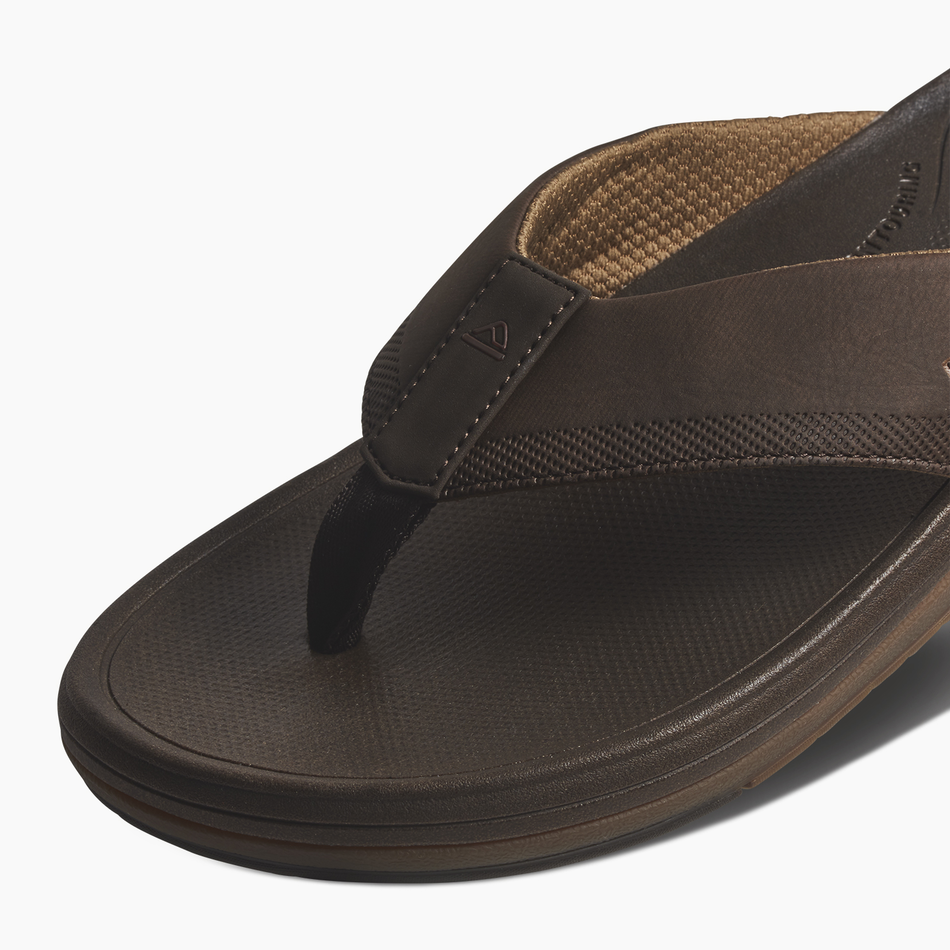 REEF Cushion Norte Sandal-Dark Brown