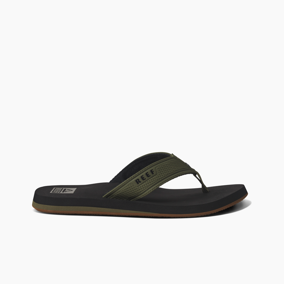 REEF The Layback Sandal-Black/Olive