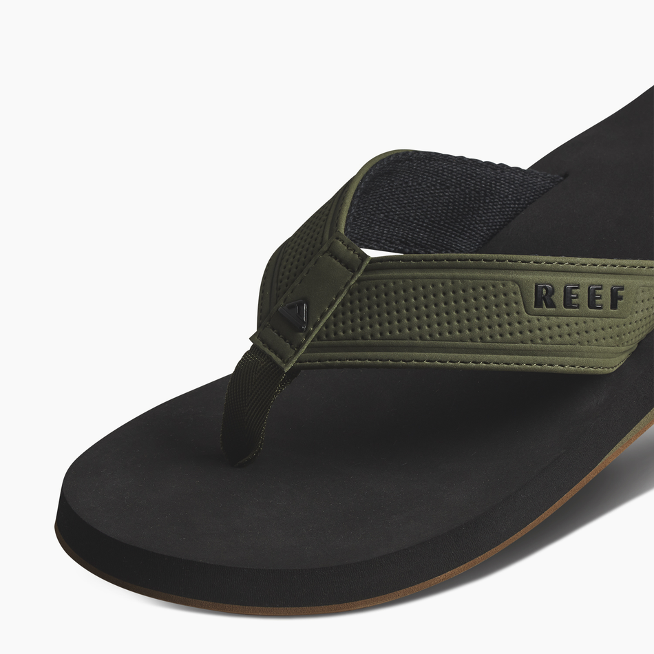 REEF The Layback Sandal-Black/Olive