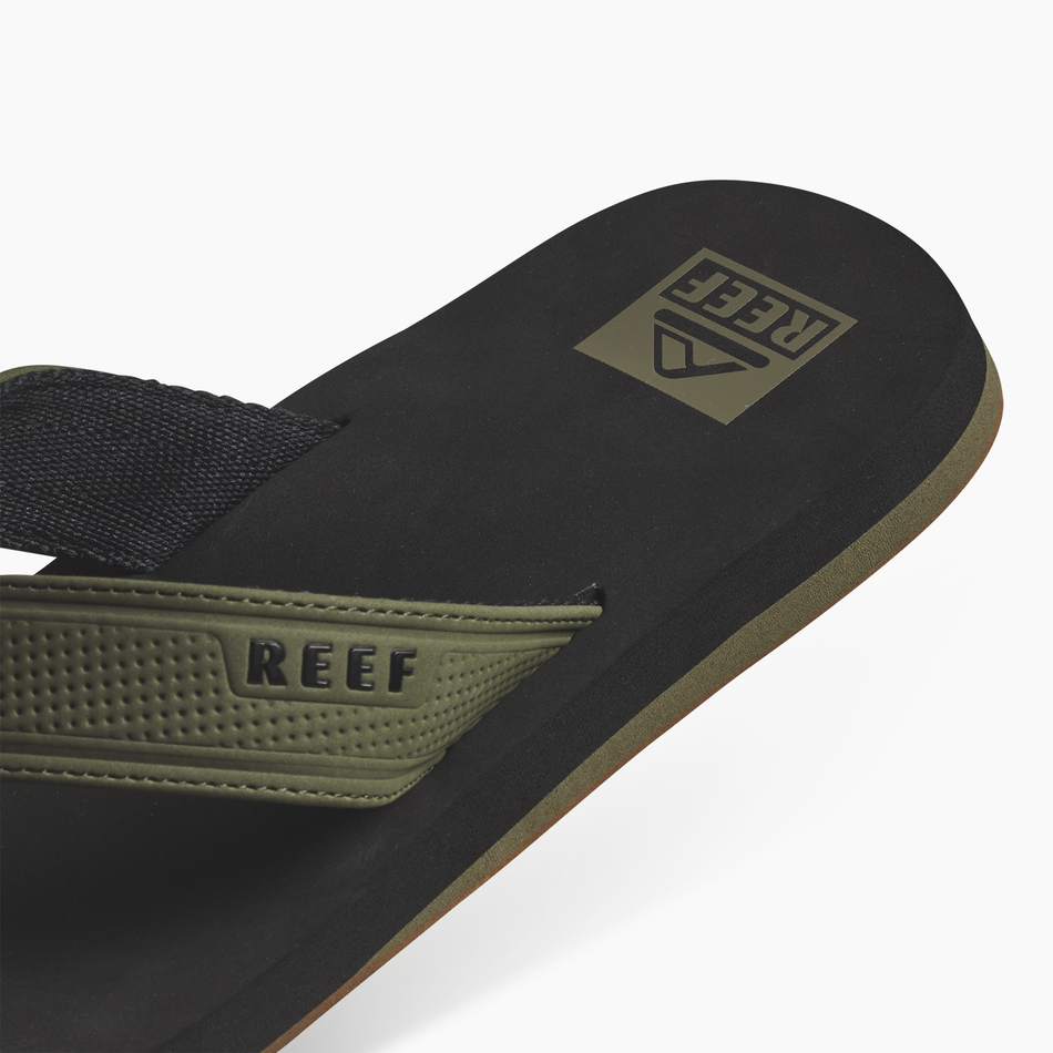 REEF The Layback Sandal-Black/Olive