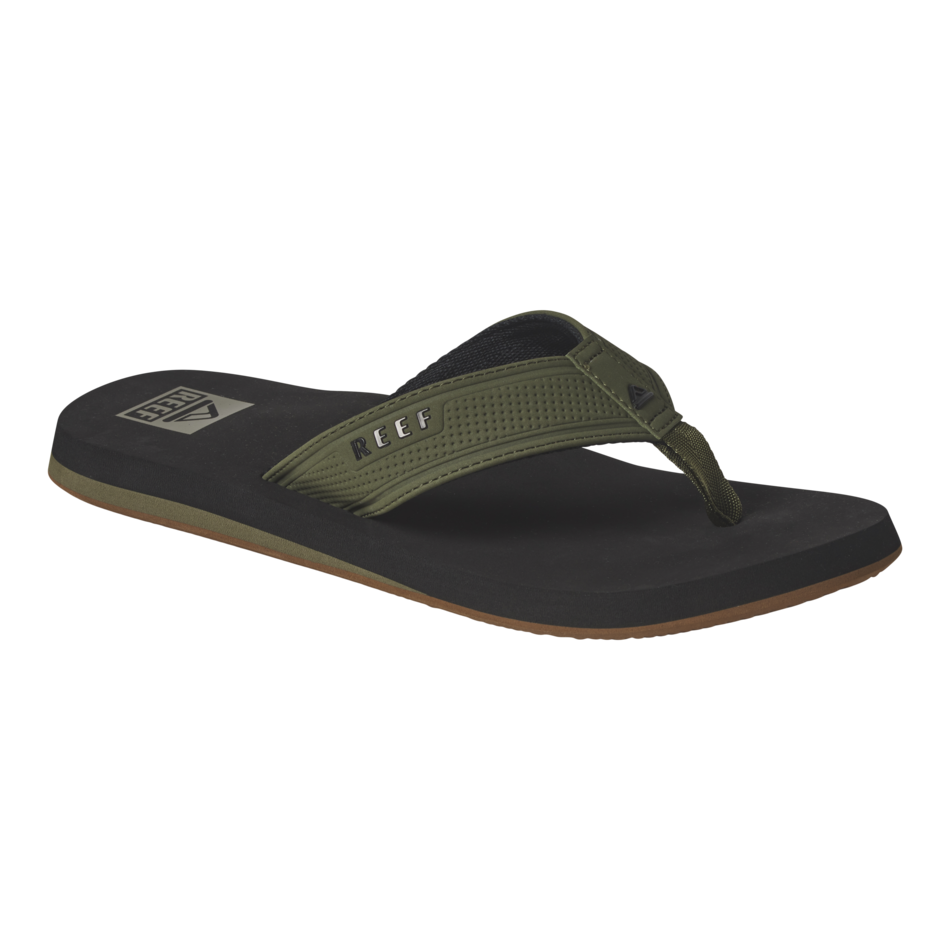 REEF The Layback Sandal-Black/Olive