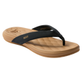 REEF Cushion Melody Sandal-Black/Tan