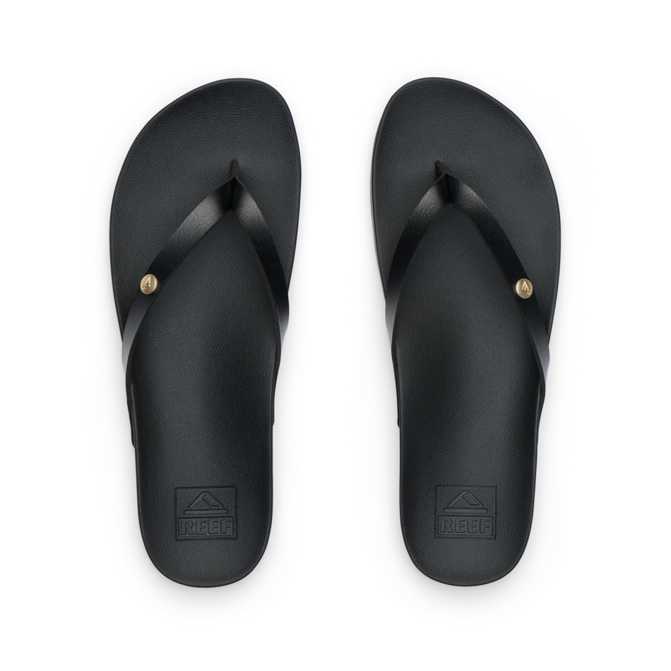 REEF Vista Ivy Sandal-Black/Black